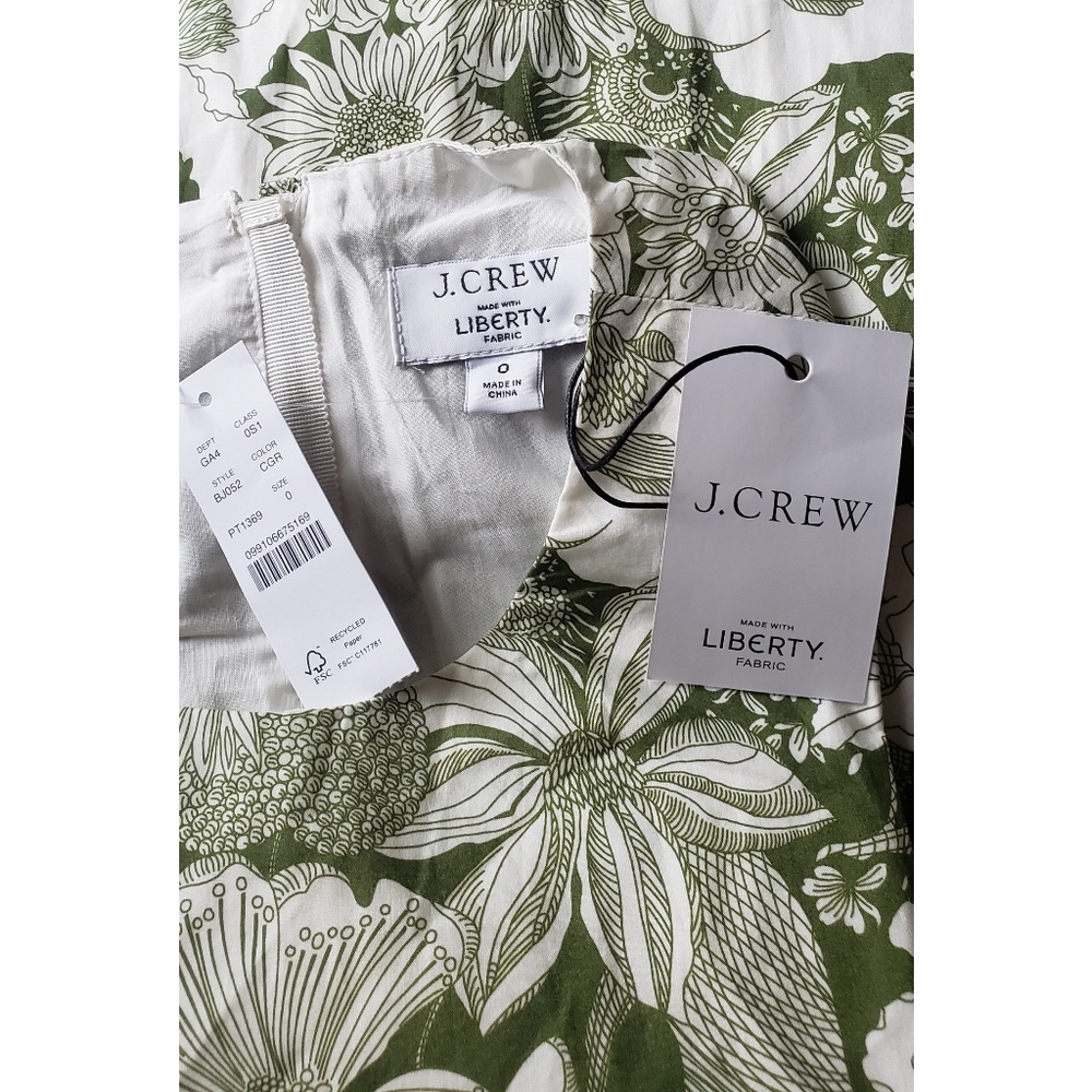 27. J.Crew Cutout dress in Liberty® Linear floral fabri - Picture 10 of 12
